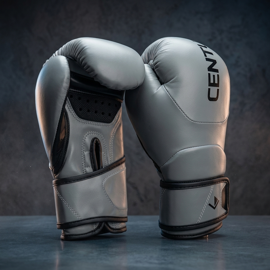 Fighter training with Forcible boxing gloves